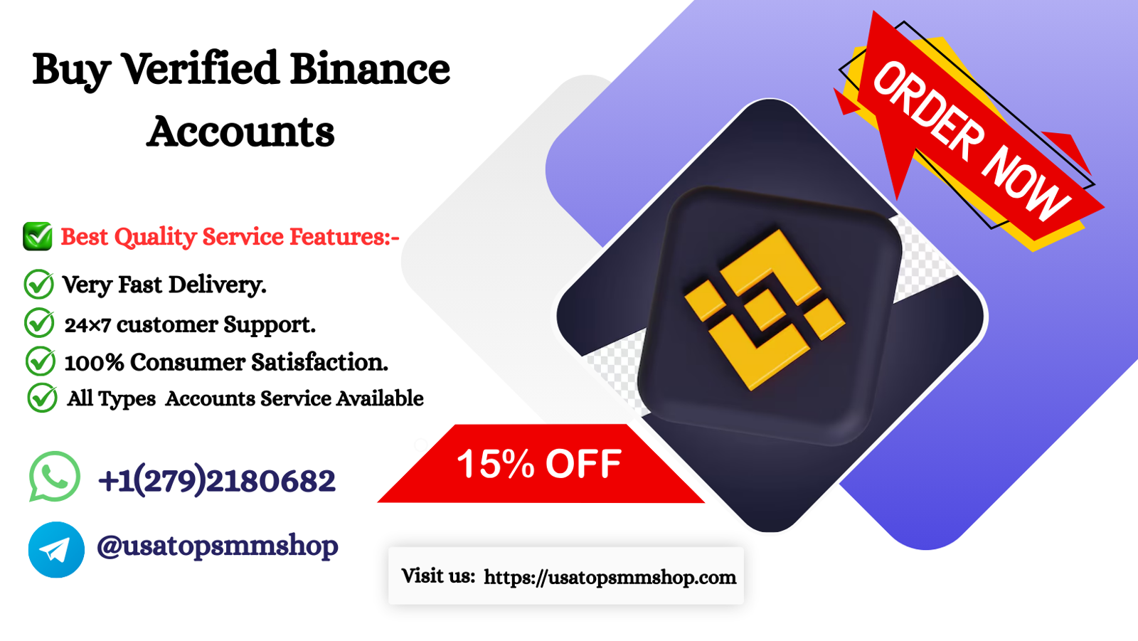 USA,UK,CA Top 3.5 Sites to Buy Verified Binance Account in 2028