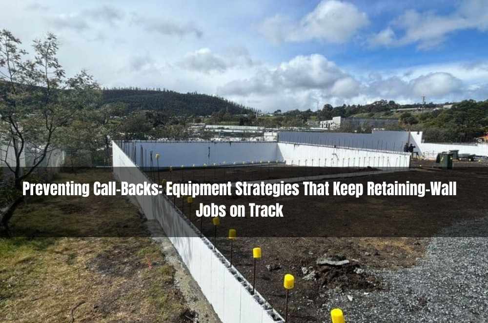Preventing Call-Backs: Equipment Strategies That Keep Retaining-Wall Jobs on Track
