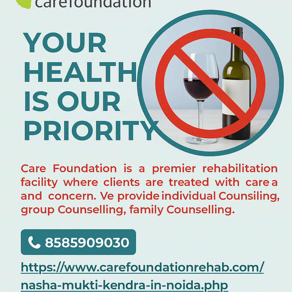 Top-Rated Nasha Mukti Kendra in Noida | Complete Rehabilitation Programs