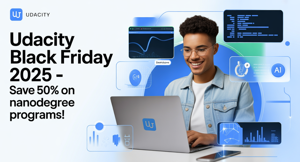 Udacity Black Friday Deals 2025 - Grab 60% OFF