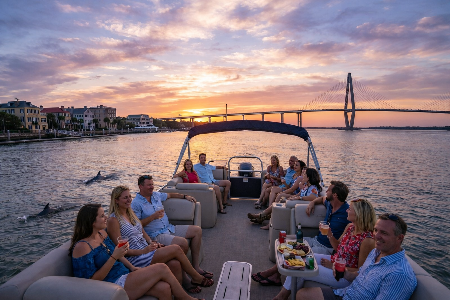 Best sunset cruise Charleston SC for relaxing scenic evening views