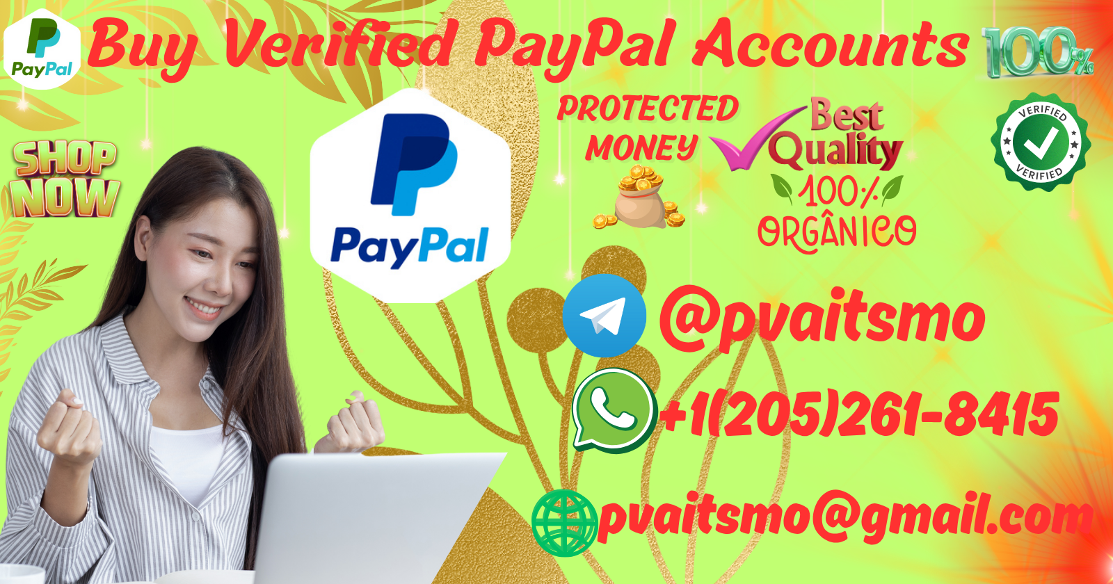 Buy Verified PayPal Accounts - 100% Unlimited Card Active