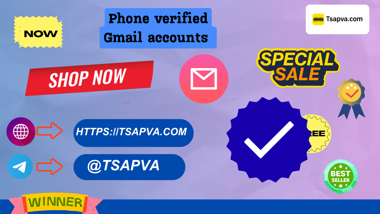 Phone verified Gmail accounts