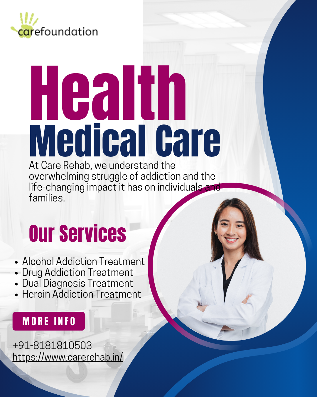 Care Rehab – Top Nasha Mukti Kendra in East, West & North Delhi | Expert De-Addiction Treatment