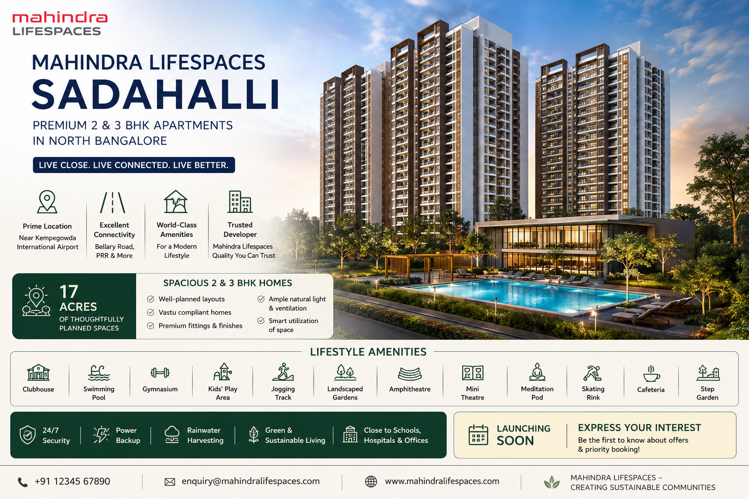 Mahindra Lifespaces Sadahalli – A New Address for Modern Living in North Bangalore