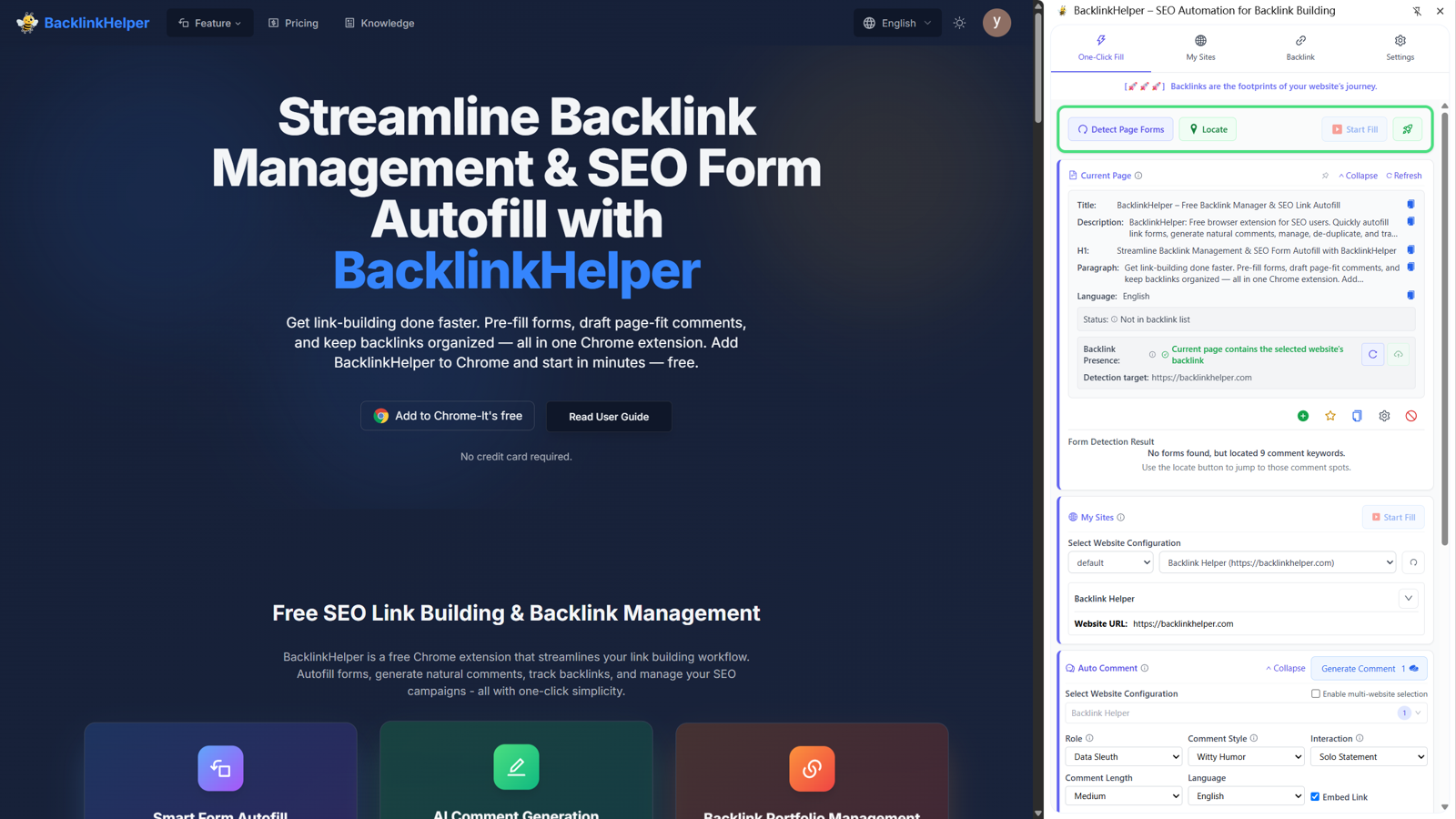 BacklinkHelper – User Manual
