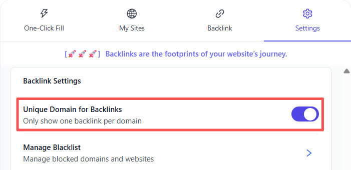 Duplicate Domain Filter