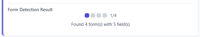 Form Detection Result