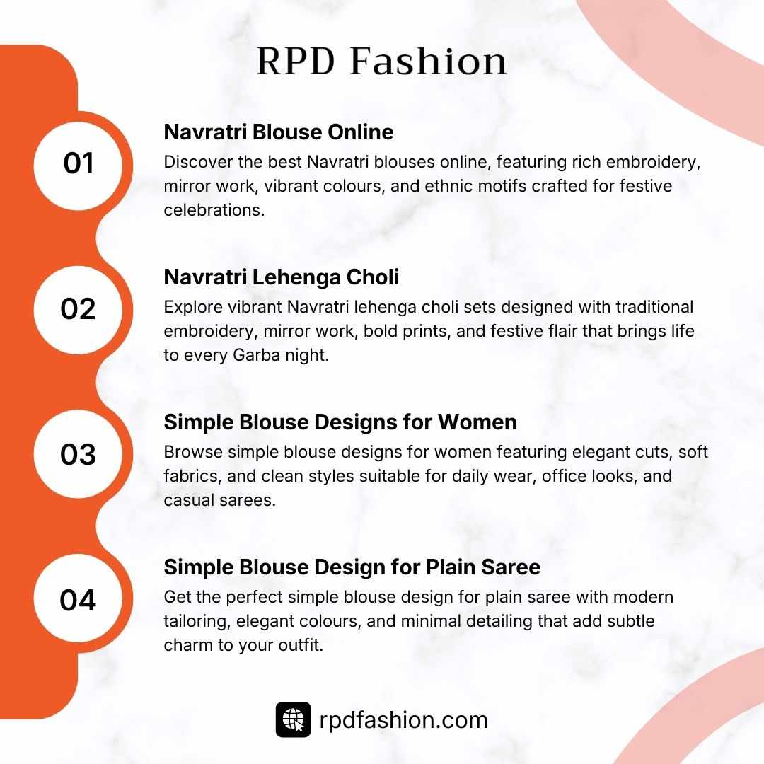 Navratri Blouse Online – Trendy, Traditional & Mirror-Work Designs