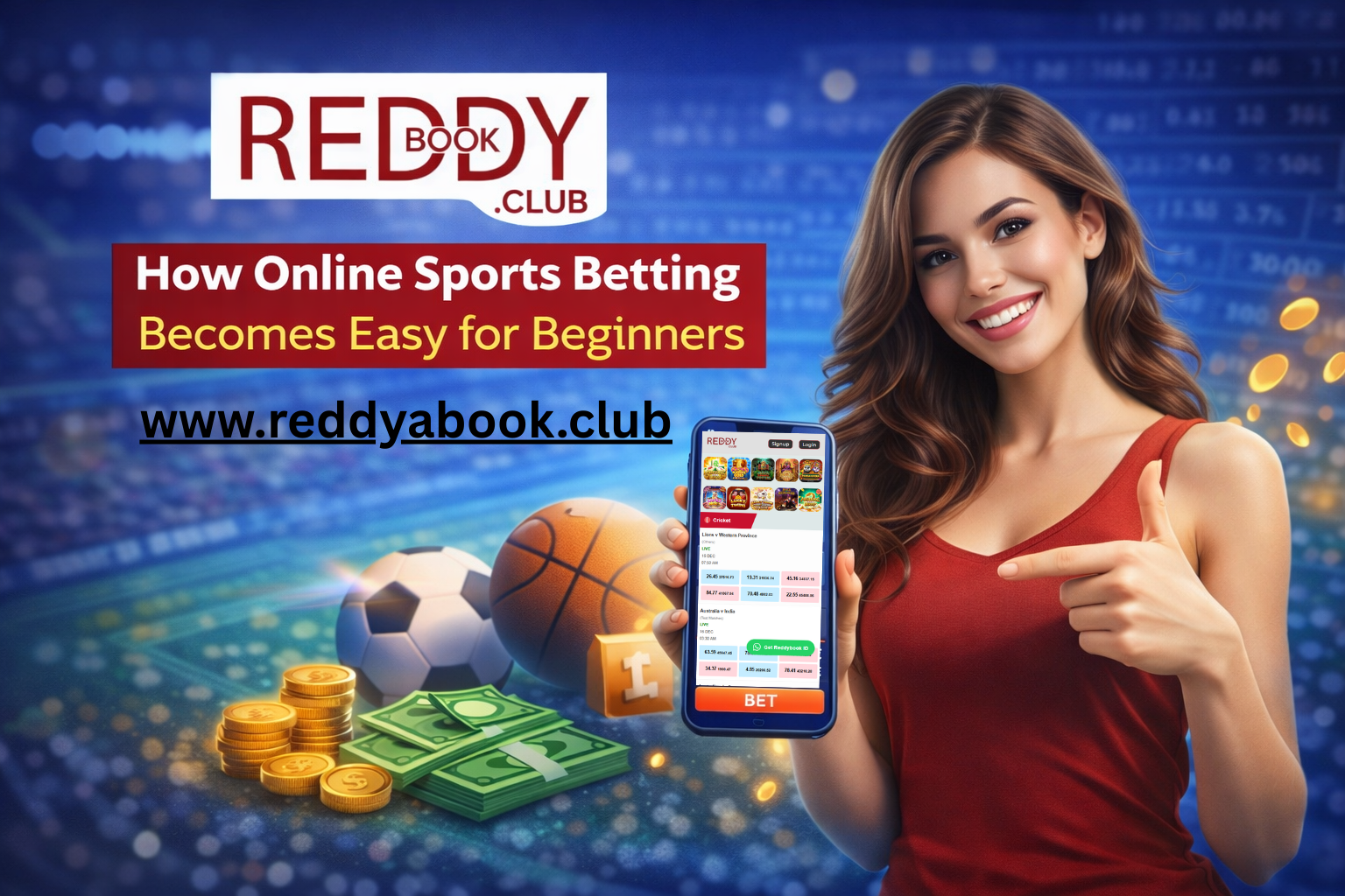 ReddyBook: How Online Sports Betting Becomes Easy for Beginners