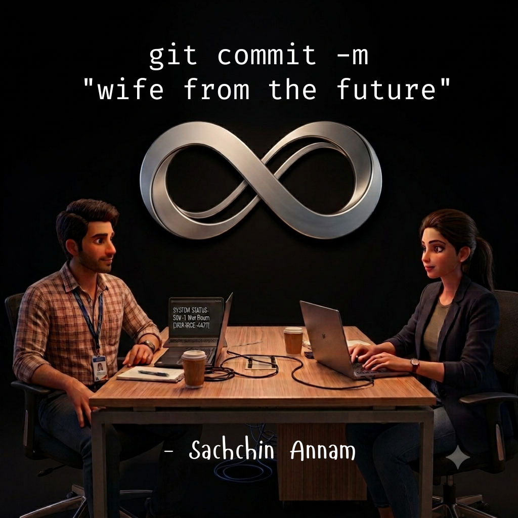git commit -m "wife from the future"