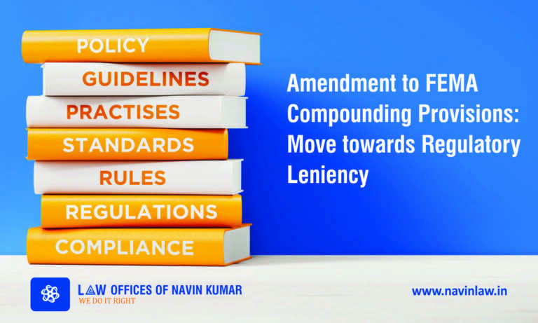 Amendment to FEMA compounding provisions: Move towards regulatory leniency