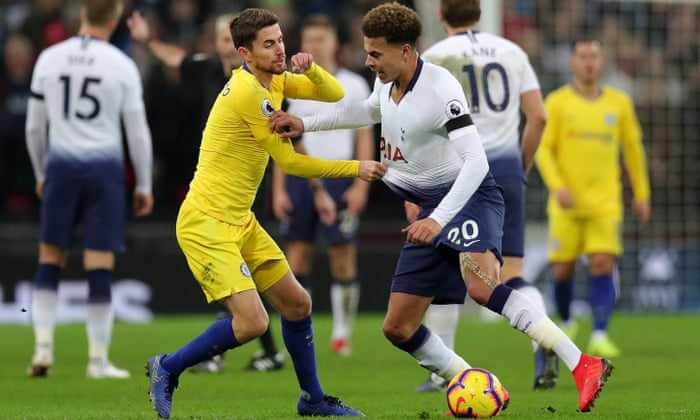 Lively Dele Alli stifles Jorginho to put Chelsea's title hopes on hold |  Dele Alli | The Guardian