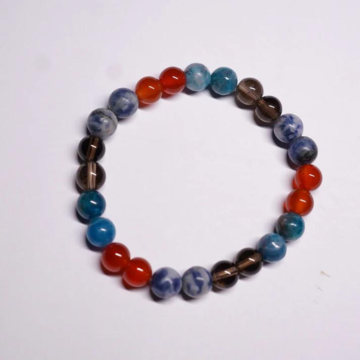 Embrace Calm and Spiritual Balance with Amethyst Crystal Bracelet by Stars and Wisdom