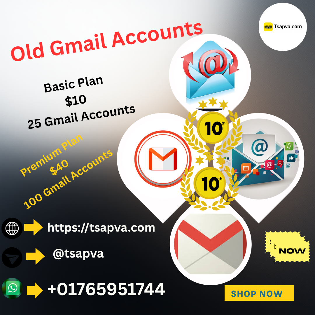 Verified Old Gmail Accounts