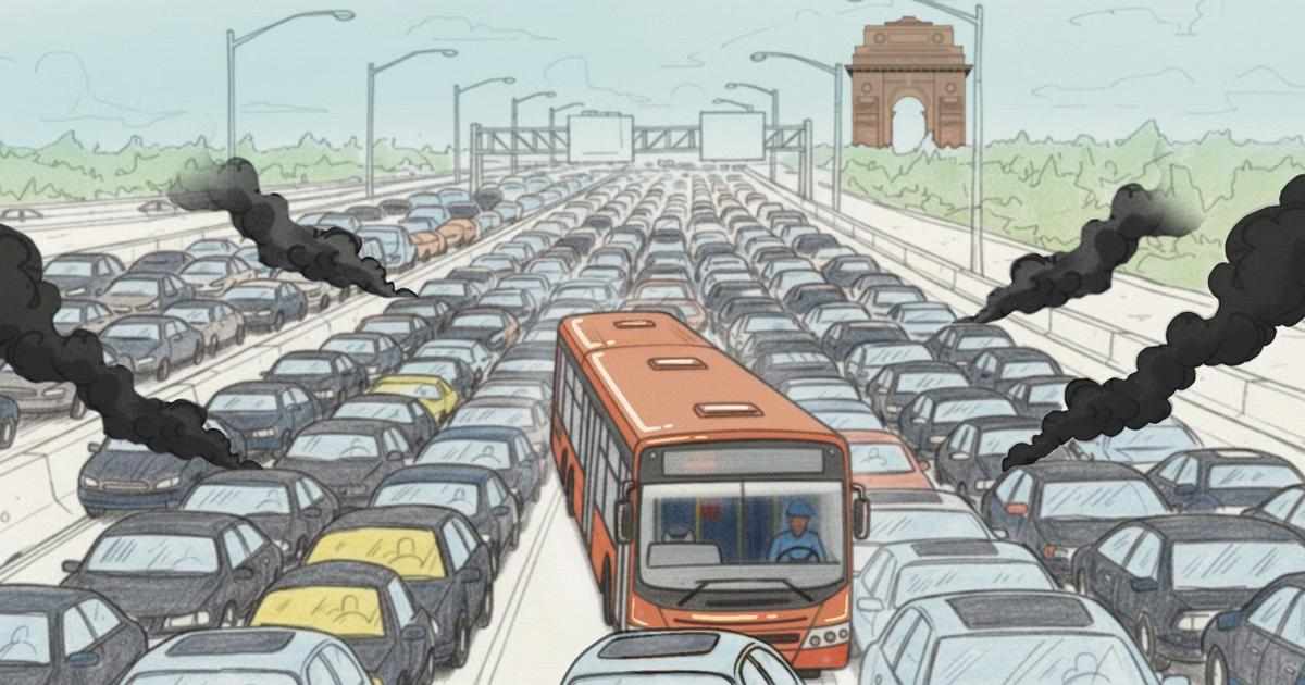 Delhi’s failure to act against the biggest source of its air pollution – vehicles
