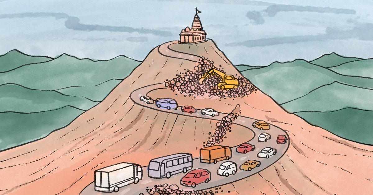 On the road to Chardham, a landslide every two kilometres