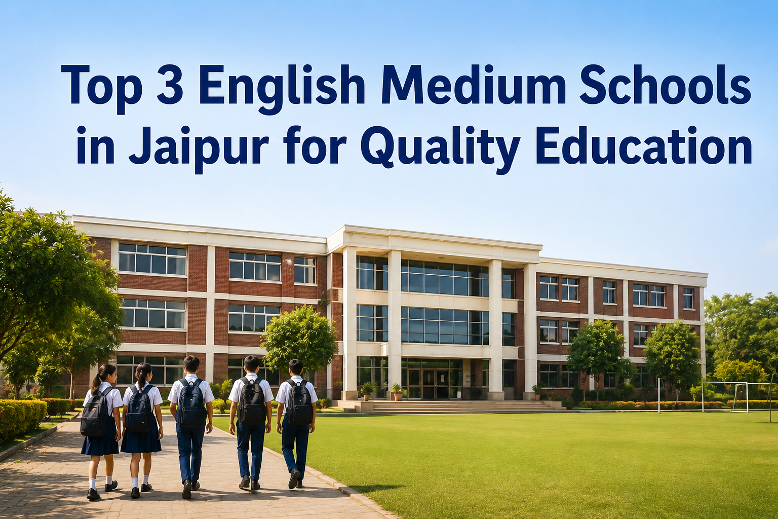 Top 3 English Medium Schools in Jaipur for Quality Education (2026)
