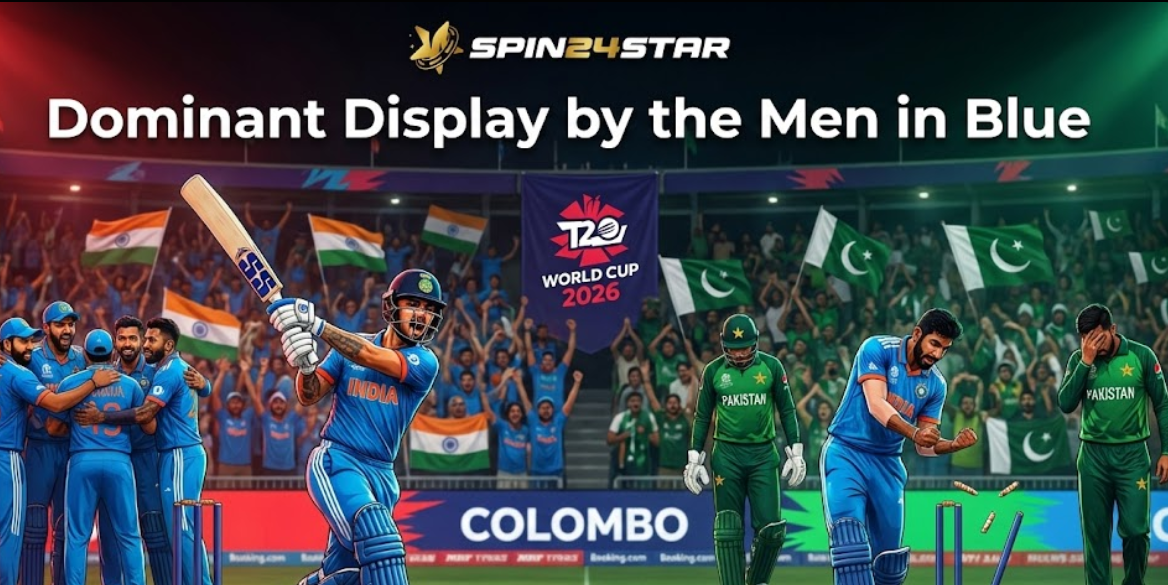 India vs Pakistan T20 World Cup 2026: Dominant 61-Run Victory Review on Spin24star