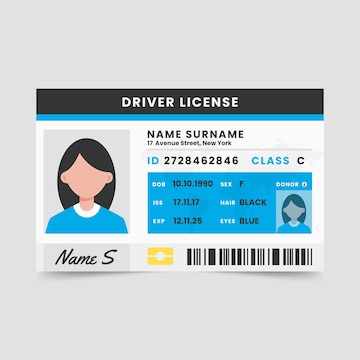 Drivers license id Images - Free Download on Freepik