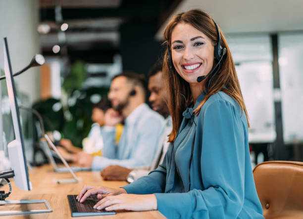 Call center workers.