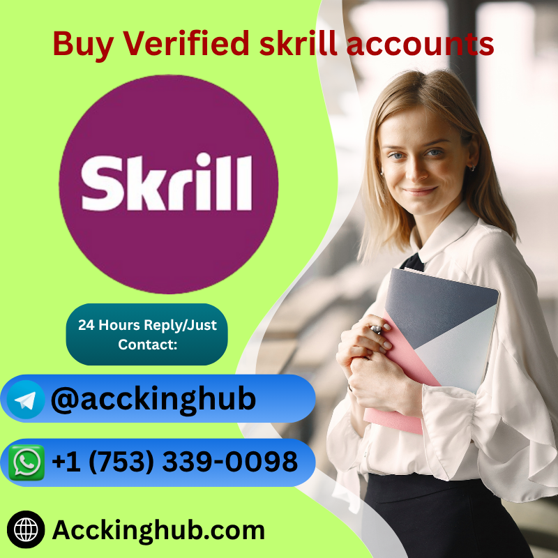 Best Site To Buy Verified Skrill Accounts Old and New