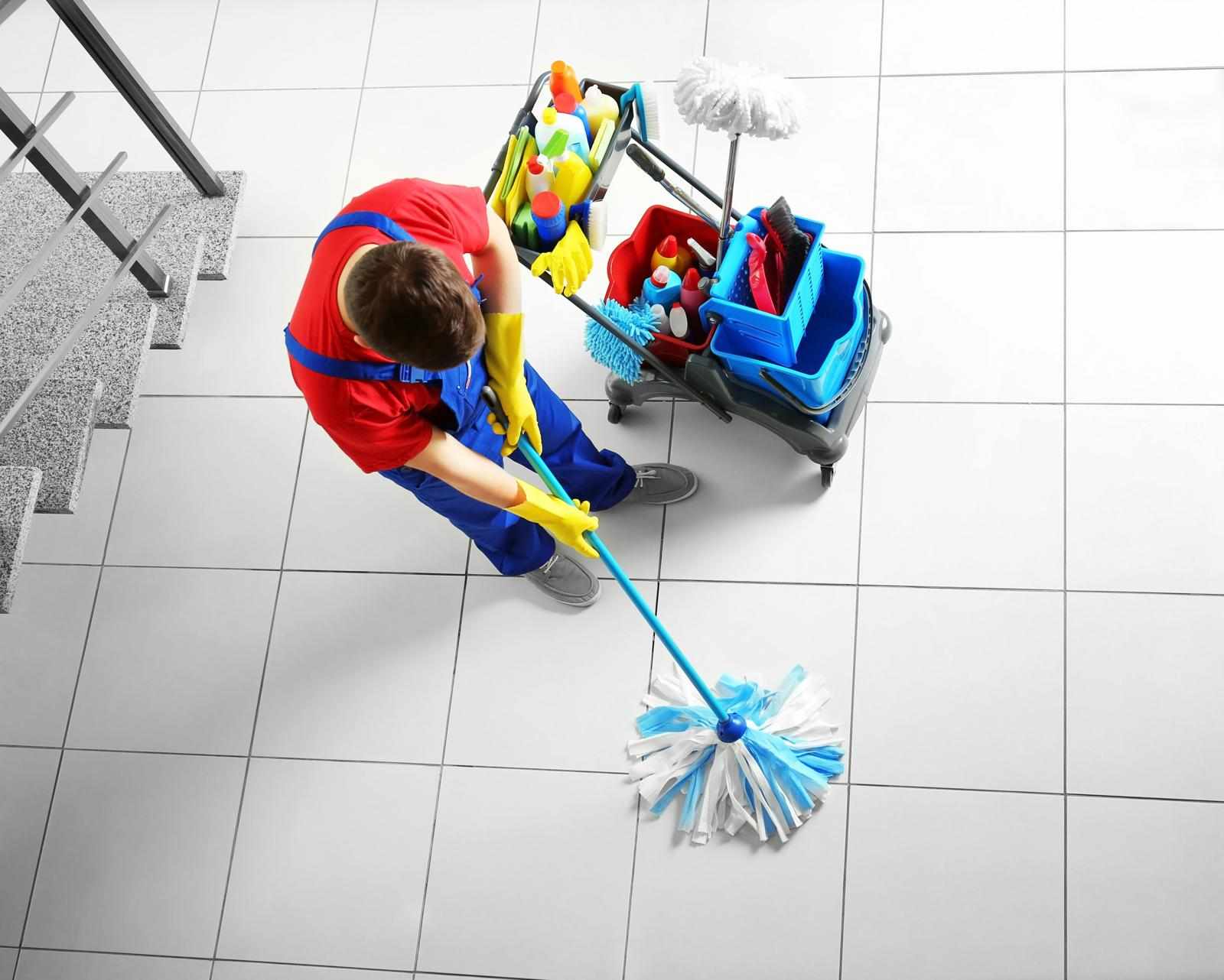 VCT Floor Cleaning Services 2025 – Deep Clean, High Gloss Finish
