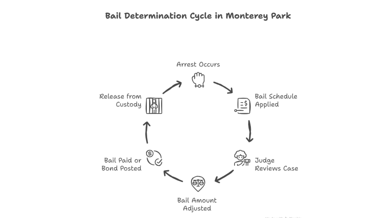 How are Bail Bonds in Monterey Park Determined by Judges?