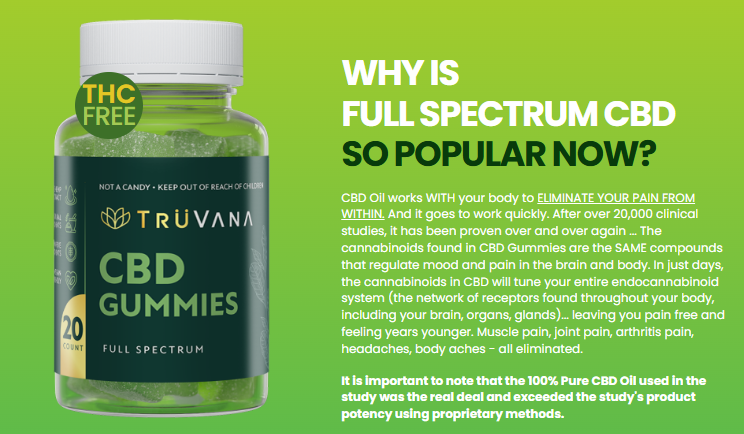 TruVana CBD Gummies 2025: The Perfect Blend of Pain Relief and Anxiety Reduction in One Convenient Gummy
