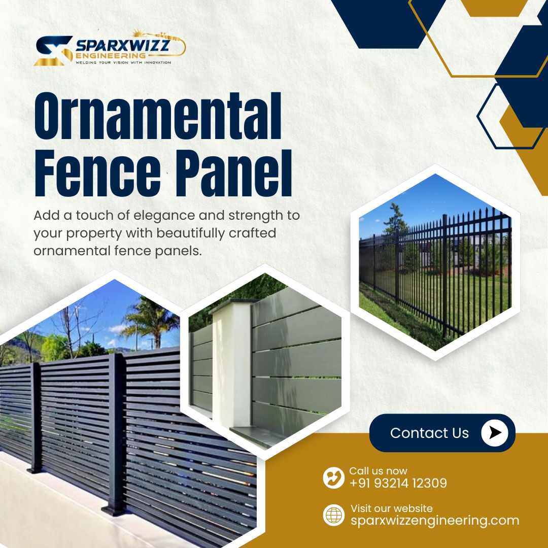 Ornamental Fence Panels for Elegant Outdoor Boundaries
