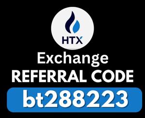 Htx Exchange Referral Code " bt288223''