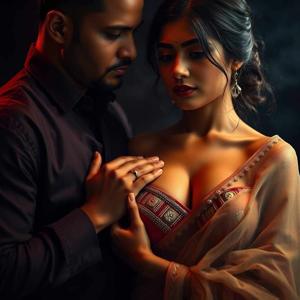 Playing with the Bride's Titts