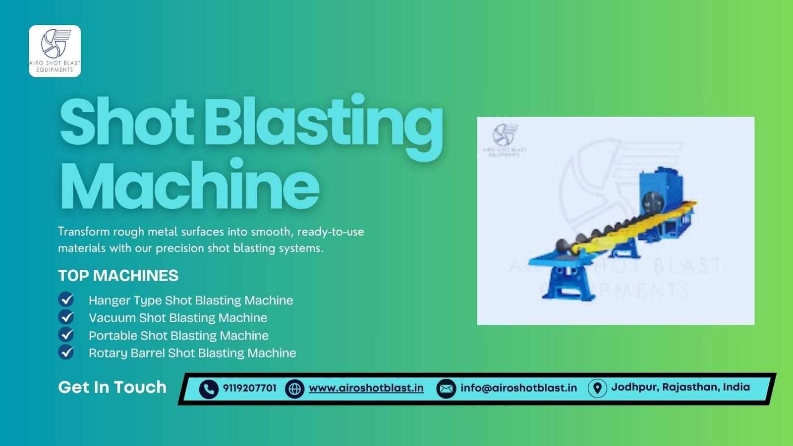 Key Specifications to Review Before Buying a Shot Blasting Machine