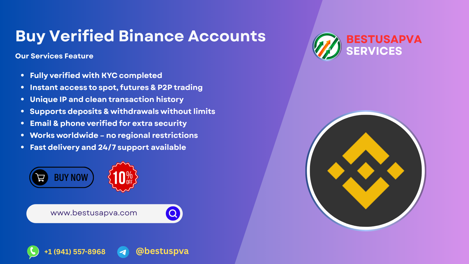Best Popular Sites to Buy Verified Binance Accounts