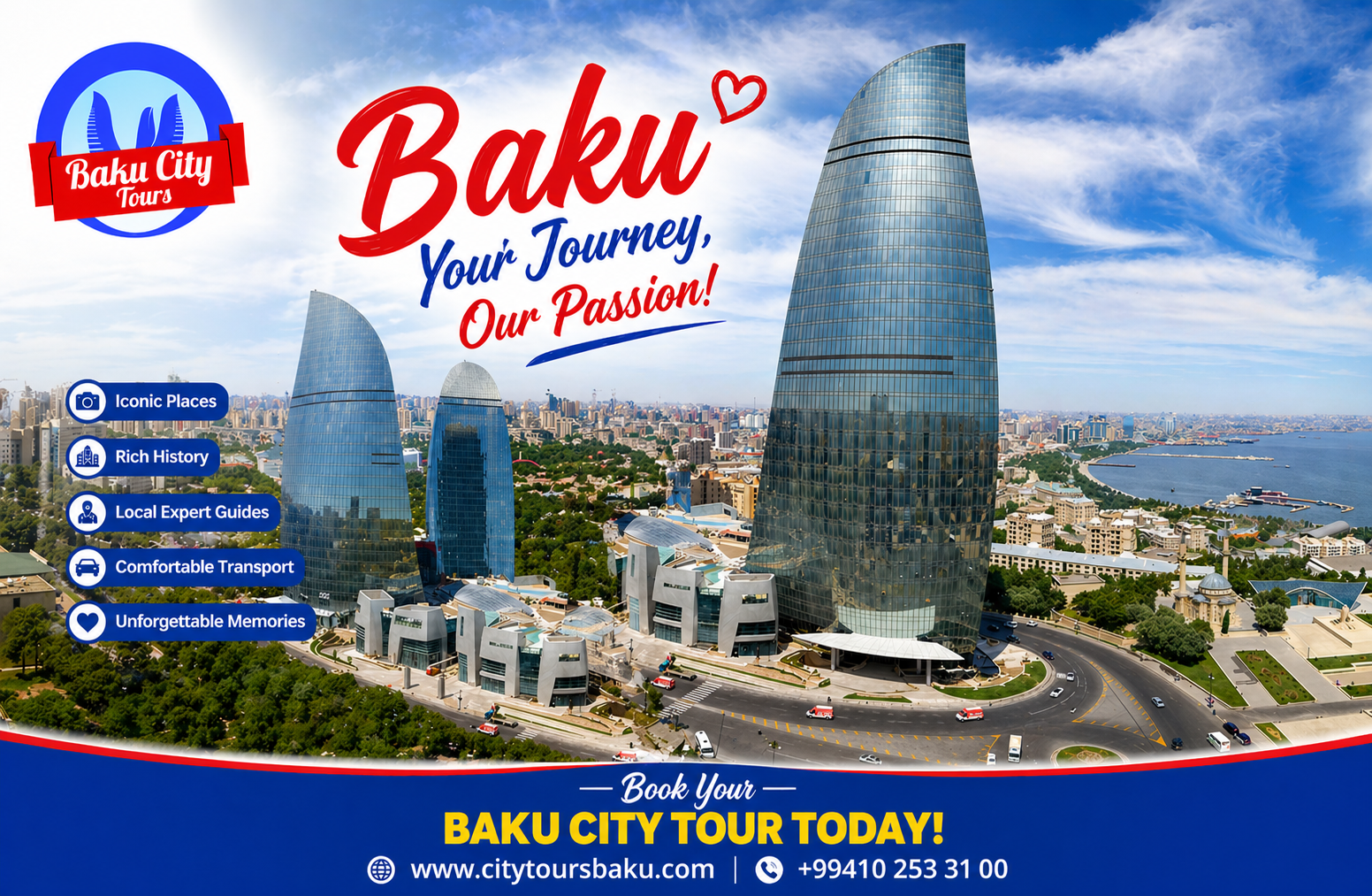 Budget-Friendly Baku Tour Package – Travel Smart & Save More!