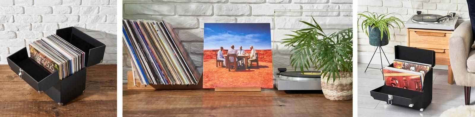 Showcasing Vinyl Beauty with Stands and Display Shelves Perfectly