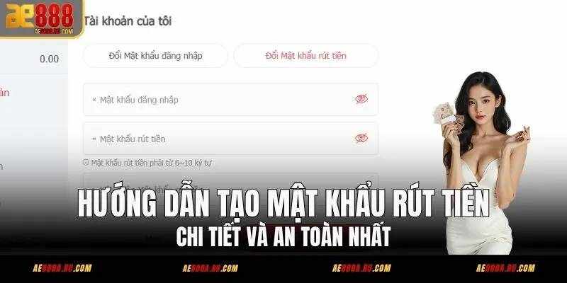 Tạo Mật Khẩu Rút Tiền AE888 An Toàn – Hướng Dẫn Chi Tiết Cho Người Dùng Mới