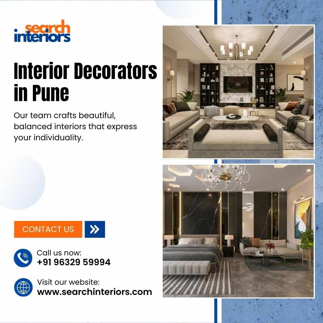Professional Interior Decorators in Pune for Stylish Home Makeovers