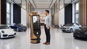 Kody Robots Introducing ODIGO as Robot Assistant for Car Showroom
