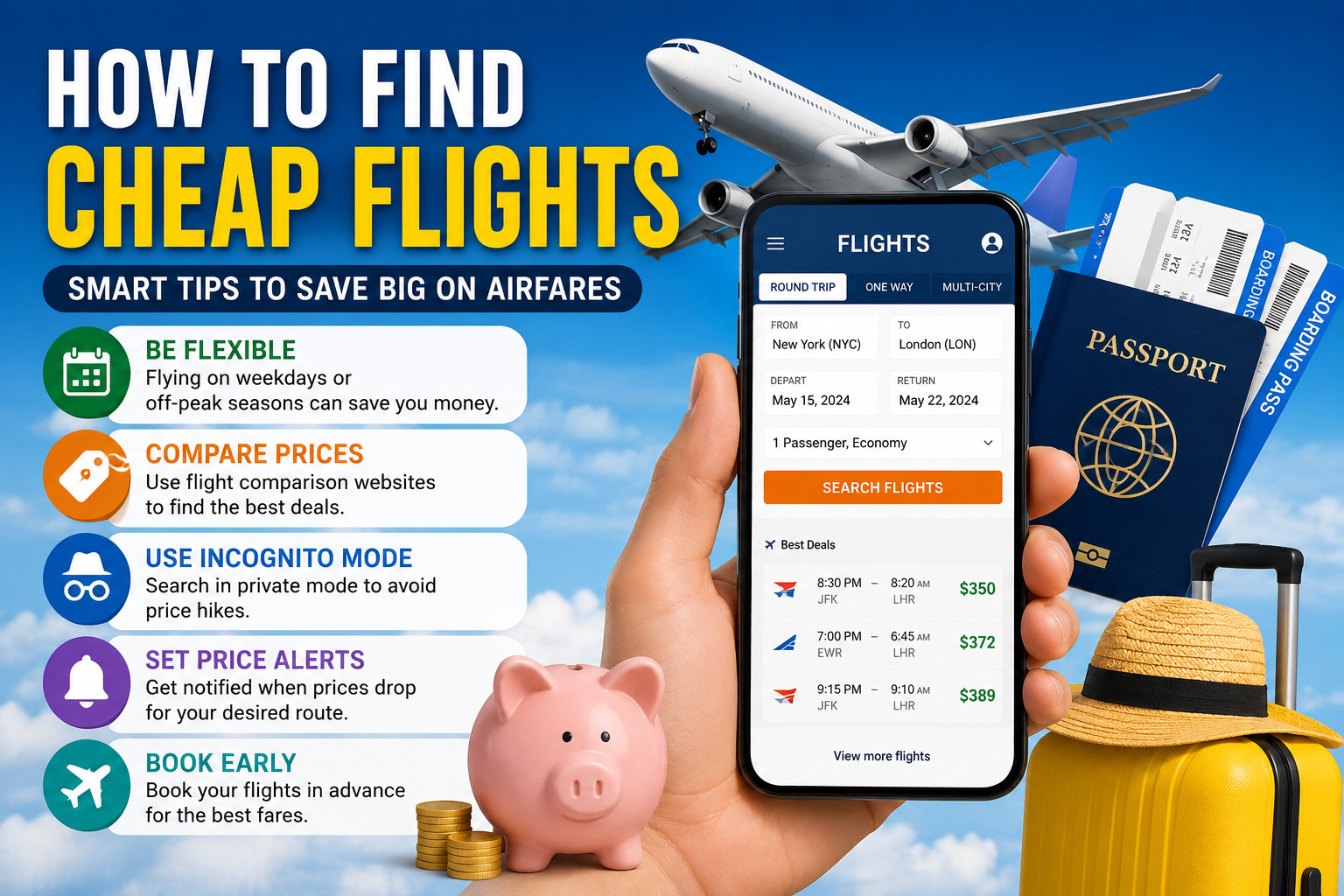 How To Find Cheap Flights for International Travel