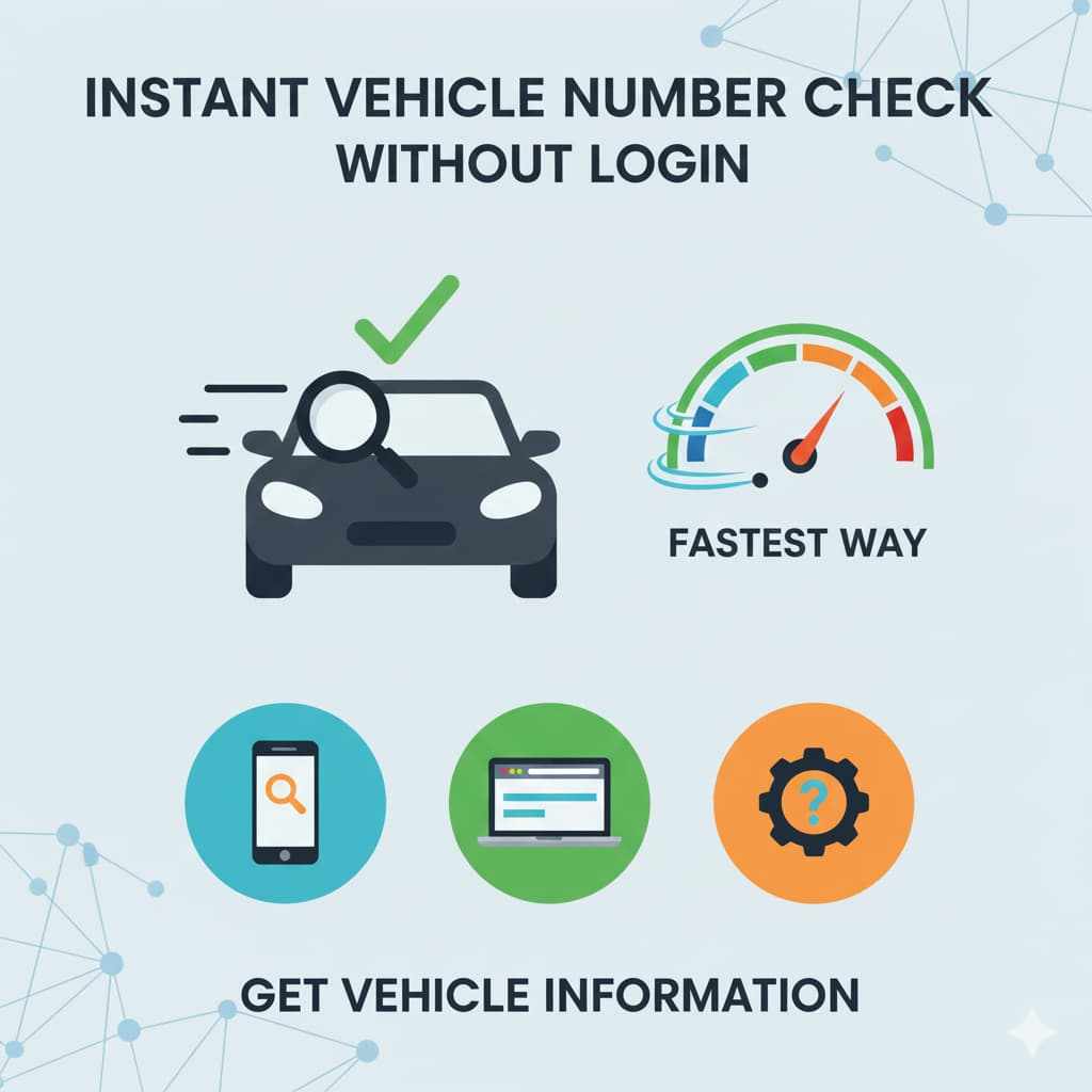 Instant Vehicle Number Check Without Login – Fastest Ways to Get Vehicle Information