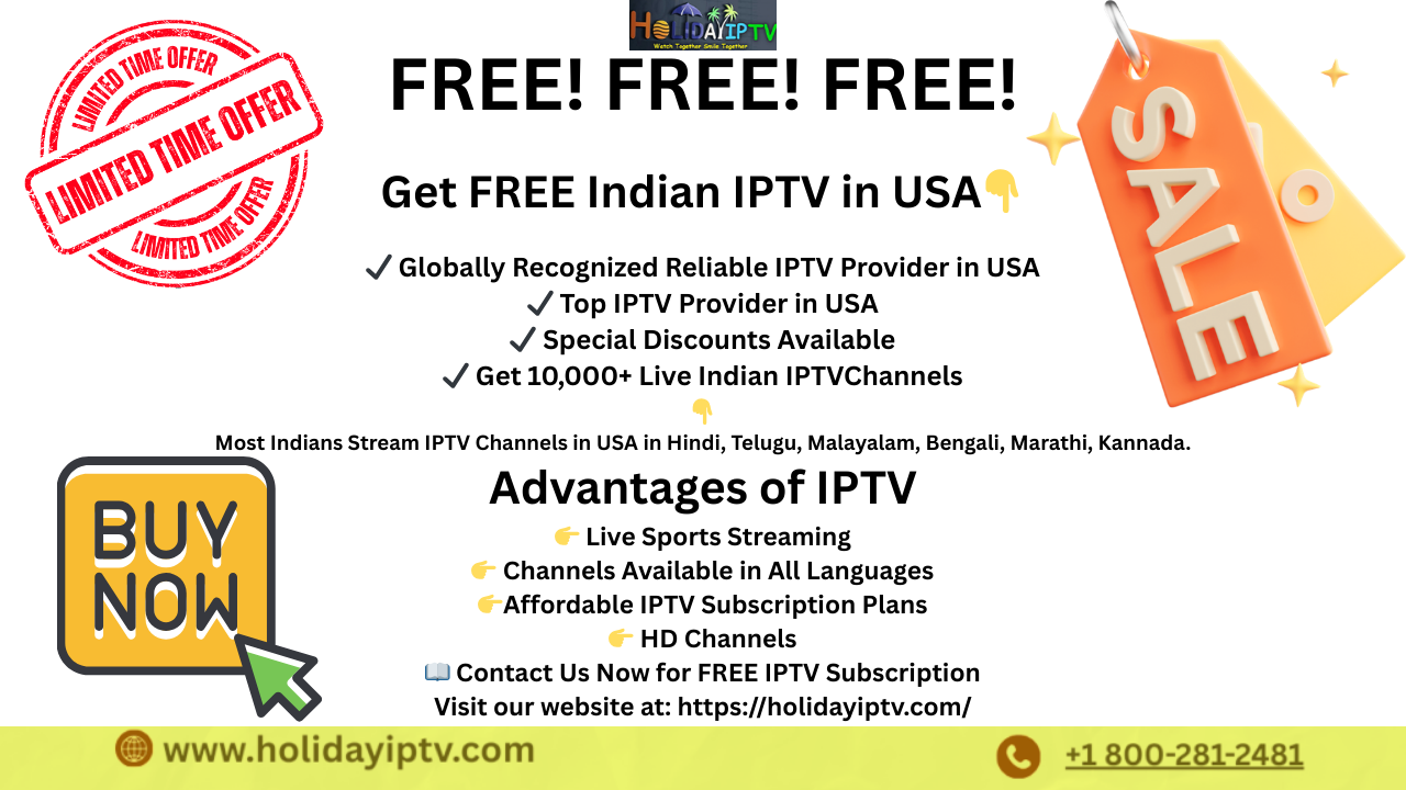 Free IPTV in USA | Try Before You Buy! | Holiday IPTV