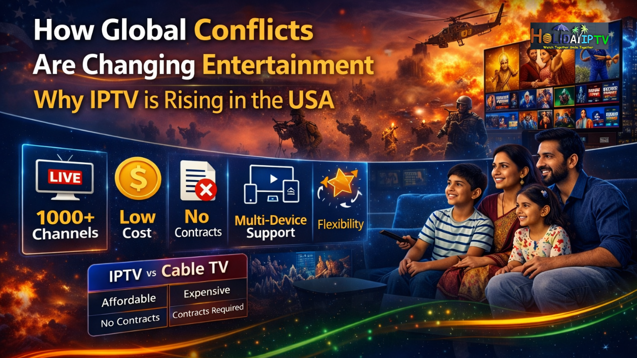 How Global Conflicts Are Changing Entertainment: Why IPTV is Rising in the USA