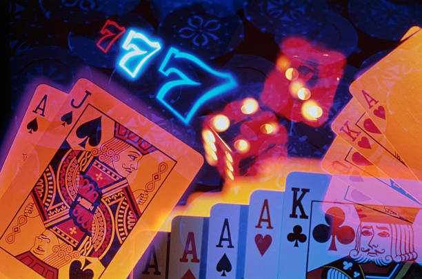 gambling icons - casino stock pictures, royalty-free photos & images