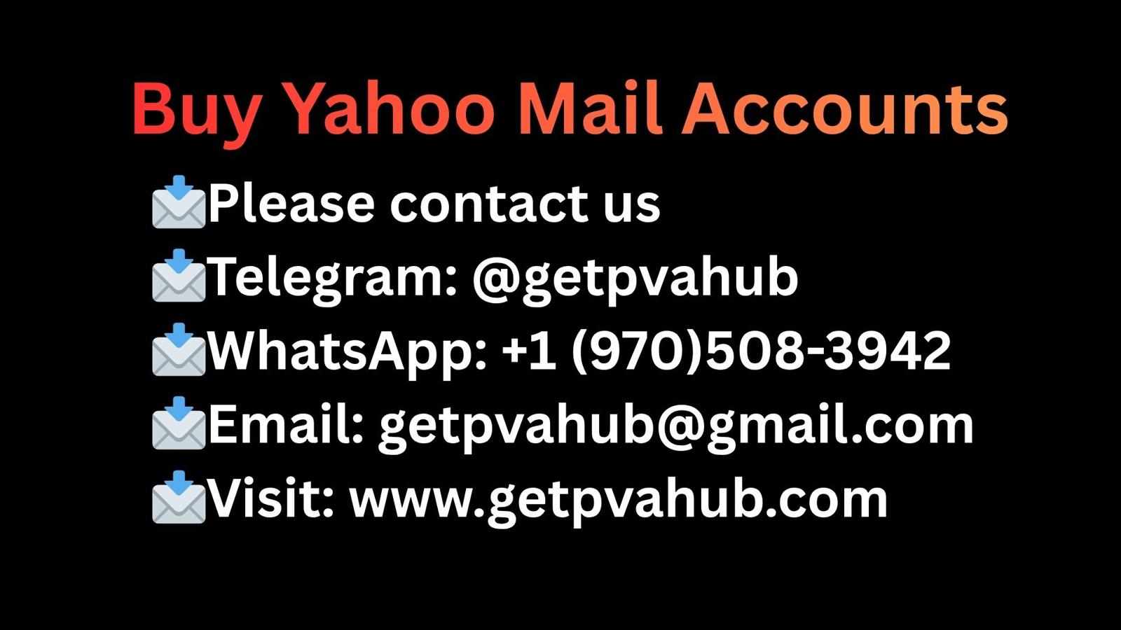 1.80 Trusted Website To Buy Yahoo Mail Accounts