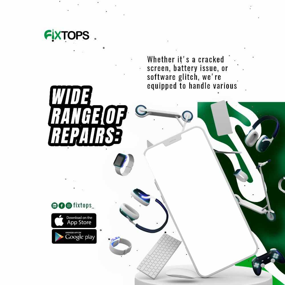 Wide Range of Device Repairs by FixTops