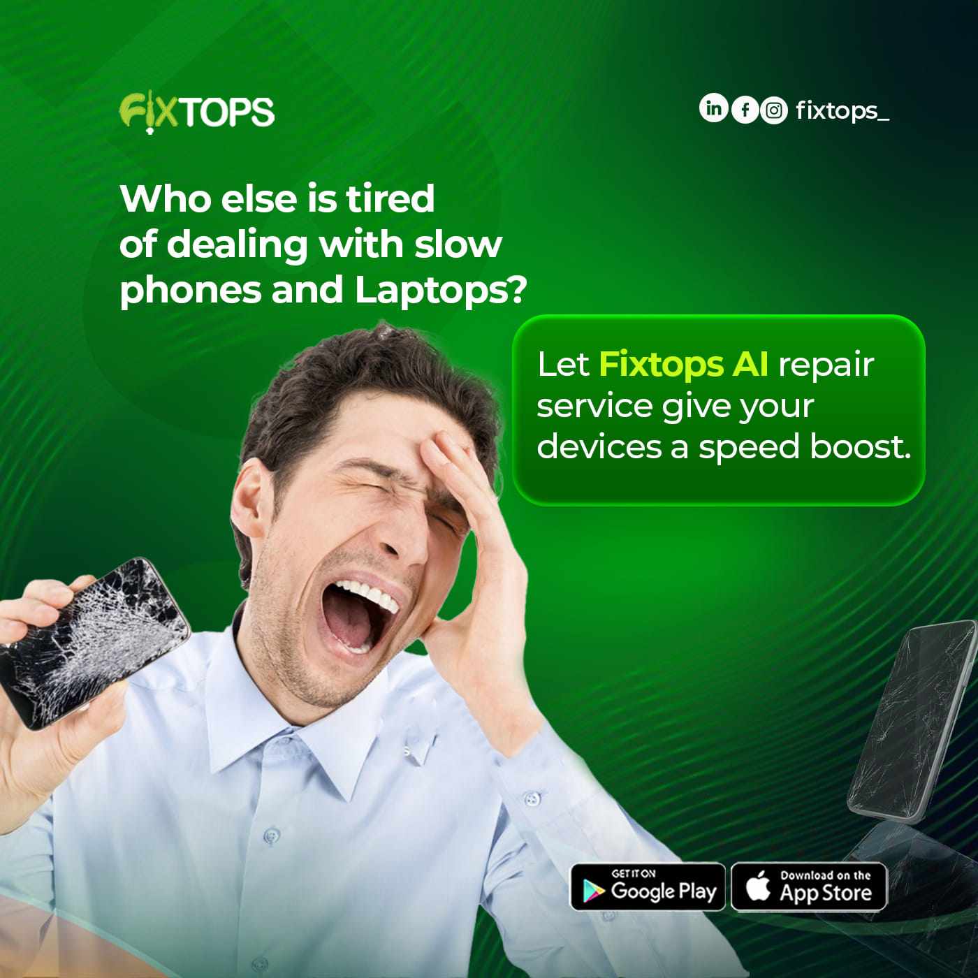 🚀 Boost Your Device Speed with FixTops AI Repair Service!