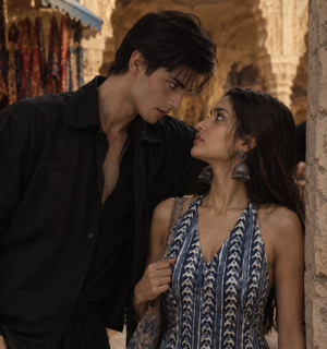 THE GIRL IN THE BACKLESS KURTI