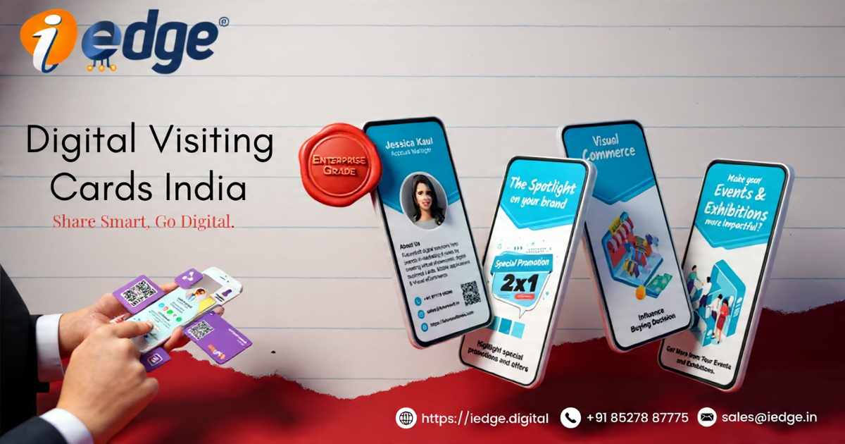 All-in-One Digital Visiting Cards India | iEdge Digital