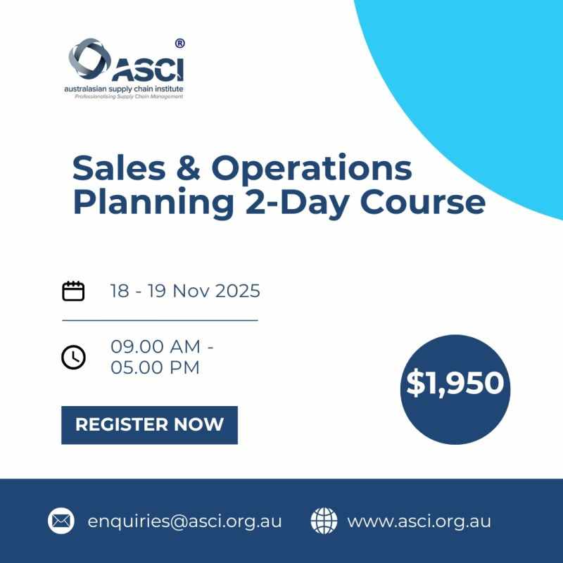 Sales & Operations Planning 2-Day Course